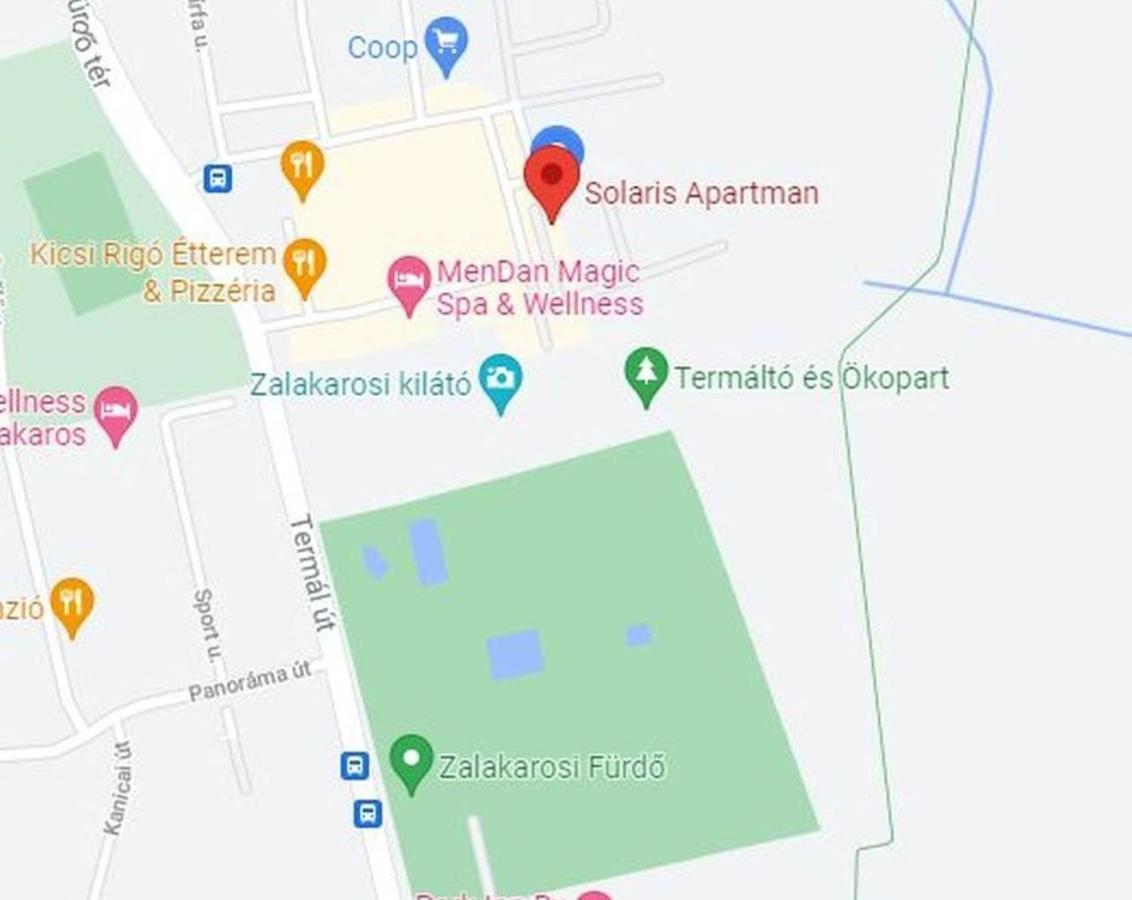 Solaris Apartman Zalakaros Bagian luar foto